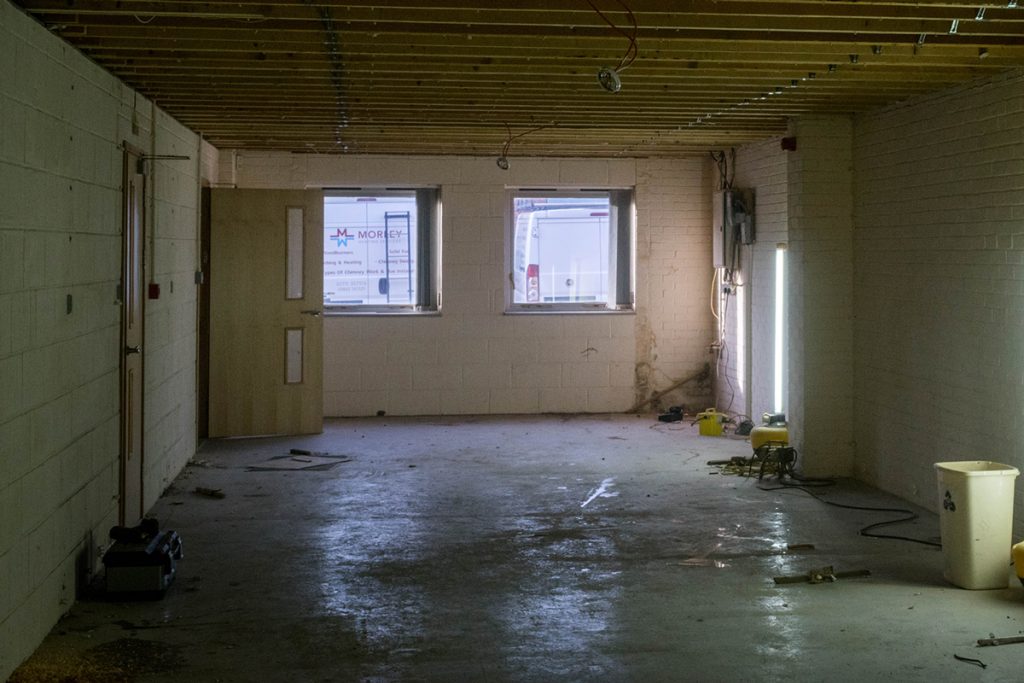 Office space before Diss Office refurbishment